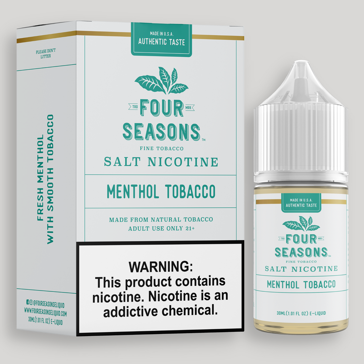 Menthol Tobacco Salt Nicotine